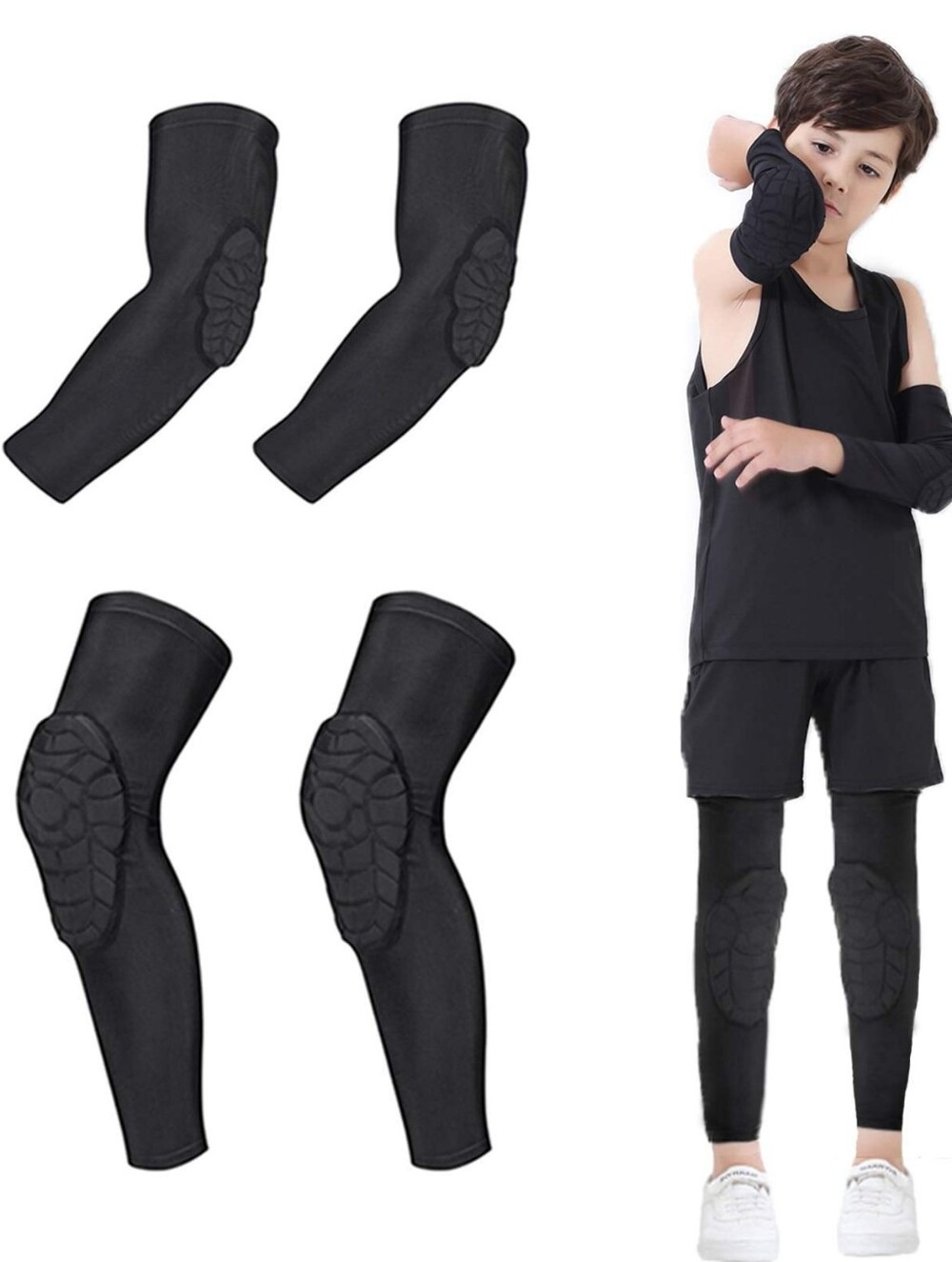 Kids Small Slip On Knee And Elbow Pads